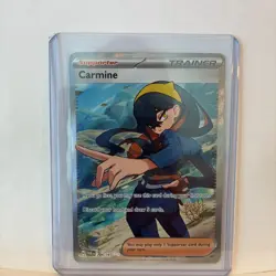 Pokemon TCG: Carmine #204/167 Twilight Masquerade Ultra Rare Full Art Holo - Image 1