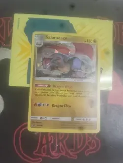 Pokemon TCG Sun & Moon Promos "Salamence" SM140 Cosmos HOLO RARE NM - Image 1