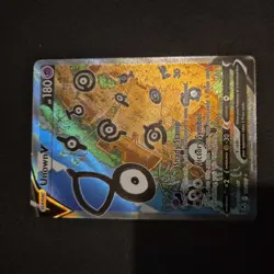 Pokemon TCG Unown V Silver Tempest Alternative Art, 177/195, Psa 9-10 Potential - Image 1