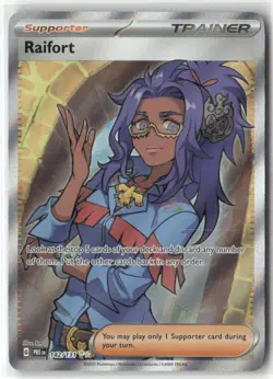 Pokemon Raifort Ultra Rare SV: Prismatic Evolutions 142/131 NM - Image 1