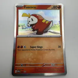 Pokemon TCG Fuecoco SVP002 Scarlet Violet Holo Rare Black Star Promo Near Mint - Image 1