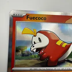 Pokemon TCG Fuecoco SVP002 Scarlet Violet Holo Rare Black Star Promo Near Mint - Image 5