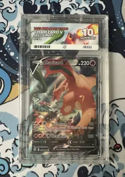 Charizard V 154/172 - Pokemon TCG - SWSH Brilliant Stars Alternate Art - ACE 10 - Image 1