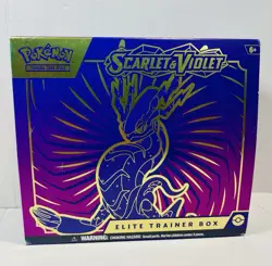 Pokemon Scarlet And Violet EMPTY Elite Trainer Box, Guide, Dice, Coins, Dividers - Image 2