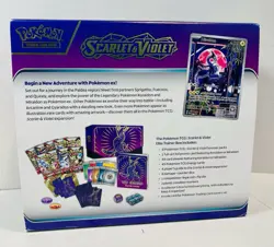 Pokemon Scarlet And Violet EMPTY Elite Trainer Box, Guide, Dice, Coins, Dividers - Image 3