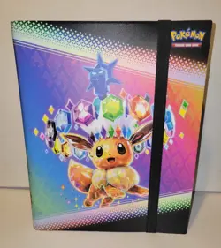 5 Pokemon Binder Lot - Prismatic Evolutions Eevee Binder - Bulk Pokemon Binders - Image 1