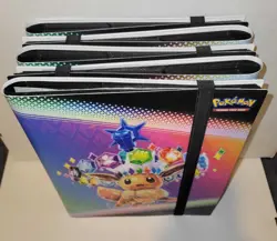 5 Pokemon Binder Lot - Prismatic Evolutions Eevee Binder - Bulk Pokemon Binders - Image 2