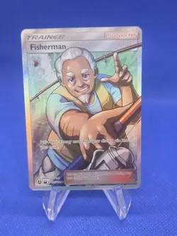 Pokemon Hidden Fates Shiny Vault Fisherman SV83/SV94 Shiny Holo Rare NM - Image 1