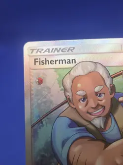 Pokemon Hidden Fates Shiny Vault Fisherman SV83/SV94 Shiny Holo Rare NM - Image 3