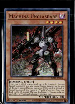 Yugioh Machina Unclaspare - MP22-EN014 Ultra Rare 1st Edition LP - Image 1