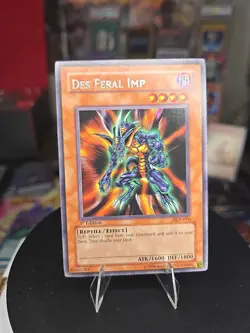 Des Feral Imp Wavy Misprint 1st Edition Yu-Gi-Oh Card DCR-014 Near Mint - Image 1