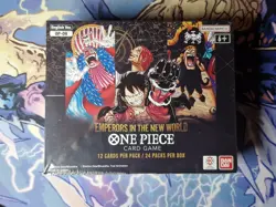 One Piece TCG OP09 Emperors in the New World Booster Box English Sealed - Image 1