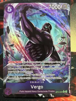 Vergo Alt Art OP14-061 One Piece TCG Azure Sea's Seven English NM - Image 1