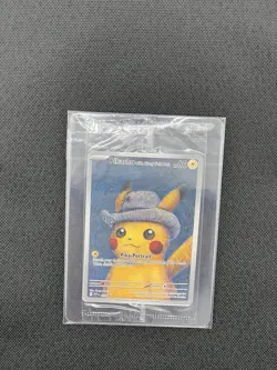 PIKACHU VAN GOGH WITH GREY FELT HAT SVP EN 085 PROMO POKEMON CARD-SEALED - Image 3