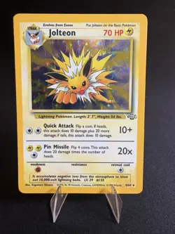 Pokemon 9 Card Lot Rare Jungle, Fossil + Holo Jolteon, Articuno, Snorlax Rare - Image 2