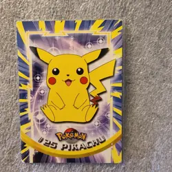 TOPPS 1999 POKEMON TV ANIMATION EDITION SERIES 1 PIKACHU #25 TRADING CARD - Image 1