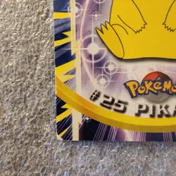TOPPS 1999 POKEMON TV ANIMATION EDITION SERIES 1 PIKACHU #25 TRADING CARD - Image 5