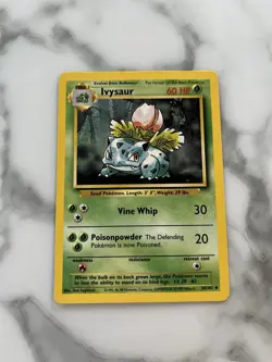 Ivysaur 30/102 Unlimited Uncommon Card(Pokemon TCG Base Set) - Image 1