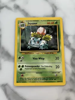Ivysaur 30/102 Unlimited Uncommon Card(Pokemon TCG Base Set) - Image 2