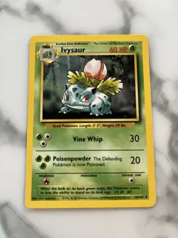 Ivysaur 30/102 Unlimited Uncommon Card(Pokemon TCG Base Set) - Image 3
