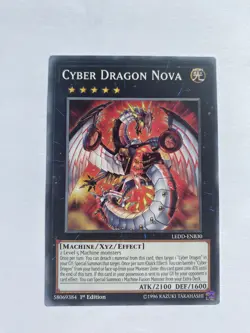 Cyber Dragon Nova LEDD-ENB30 Yu-Gi-Oh! Card Common 1st Edition - Image 1