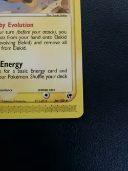 Pokemon Card Elekid 36/100 EX Sandstorm Uncommon - Image 5