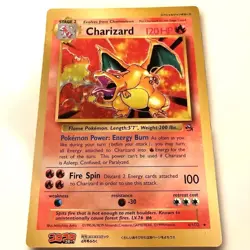 English version of Pokemon Jumbo Card Charizard (CoroCoro April 1999 issue bonus - Image 1