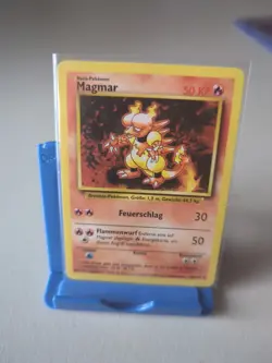 Pokemon [GERMAN] Magmar 36/102 Base Set Card 1999 - Image 1
