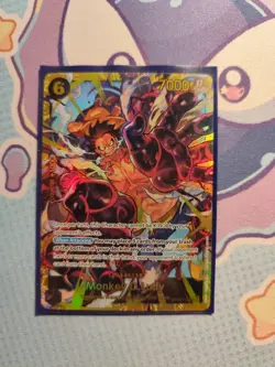 Monkey D. Luffy OP10-118 Secret OnePiece Card game English Near mint Royal Blood - Image 1