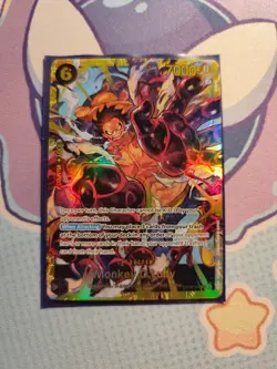 Monkey D. Luffy OP10-118 Secret OnePiece Card game English Near mint Royal Blood - Image 2