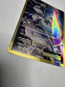 Pokemon Mewtwo EX TCG Full Art Holo Ultra Rare Card 103/108 XY Evolutions HP - Image 3