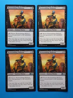MTG 4x Reassembling Skeleton x4 NM Core Set 2019 M19 Magic Playset - Image 1