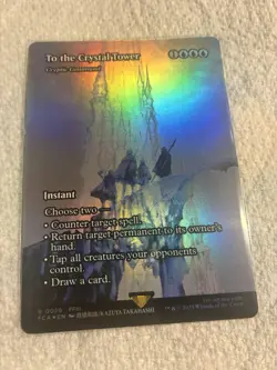 To The Crystal Tower (Foil) #029 Magic MTG Final Fantasy. Cryptic command NM+ - Image 1