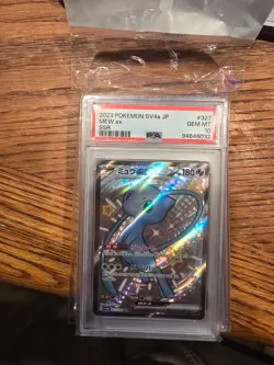 2023 POKEMON SV4a JP MEW ex SSR PSA 10 #327 327/190 - Image 1