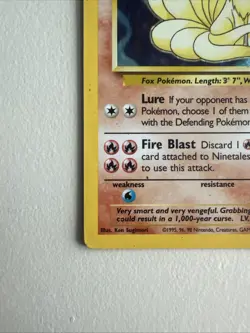 Ninetales - Holo - 12/102 Base Set - Pokemon TCG - 1999 - Image 2