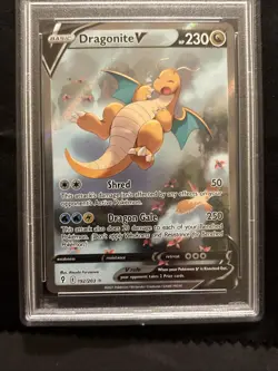 2021 DRAGONITE V FULL ART EVOLVING SKIES SWSH POKEMON TCG PSA 9 MINT #192 - Image 4