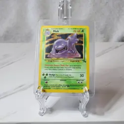 Pokemon TCG Muk Fossil 13 Holo Unlimited Holo Rare MP - Image 1