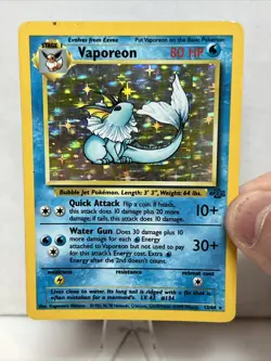 Vaporeon 12/64 Holo - Pokemon TCG Jungle Set - Unlimited Holo Rare MP - Image 3