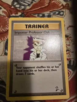 Pokemon Base Set Imposter Professor Oak 73/102 Rare - Image 1
