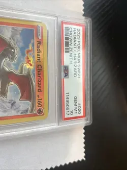 PSA 10 RADIANT CHARIZARD #020 POKEMON SWSH CROWN ZENITH GEM MINT - Image 3