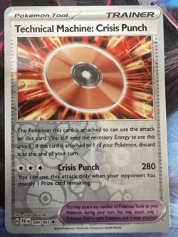 Technical Machine: Crisis Punch Reverse Holo - 090/091 - Paldean Fates Pokemon - Image 1