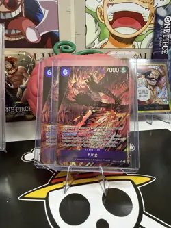 One Piece TCG King Alt Art EB04-031 SR Parallel Memorial Collection NM - Image 1