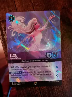 Disney Lorcana First Chapter Elsa Spirit Of Winter Enchanted - Image 1