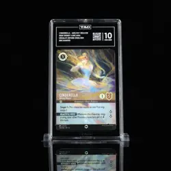Disney Lorcana Cinderella- Melody Weaver Enchanted Graded Tag 10 205/204 - Image 1
