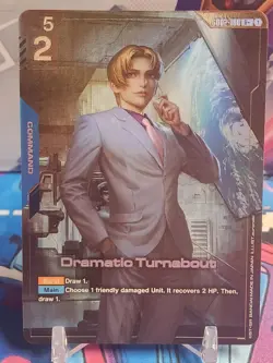 Dramatic Turnabout (R+) GD02-100 Gundam TCG Card Game *Dual Impact *English - Image 1