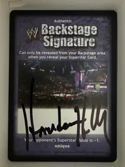 WWE Raw Deal CCG Backstage Signature Card: Hardcore Holly - Image 1