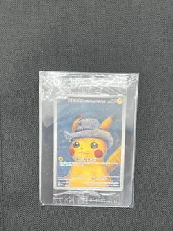 PIKACHU VAN GOGH WITH GREY FELT HAT SVP EN 085 PROMO POKEMON CARD-SEALED - Image 3