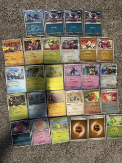 Ascended Heroes Pokemon Reverse Holo With 3 Gastly Promo Card Lot Of 28 Pokeball - Image 1
