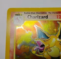 Pokemon TCG Charizard Base Set Holo Unlimited Rare Card 4/102 LP/MP Vintage WOTC - Image 3