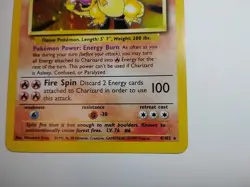 Pokemon TCG Charizard Base Set Holo Unlimited Rare Card 4/102 LP/MP Vintage WOTC - Image 5